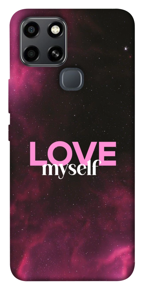 Чехол Love myself для Infinix Smart 6