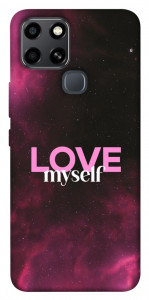 Чохол Love myself для Infinix Smart 6
