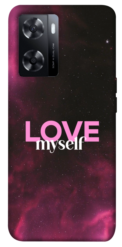 Чехол Love myself для Oppo A77s