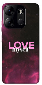 Чехол Love myself для Tecno Spark Go 2023
