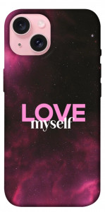 Чехол Love myself для iPhone 15