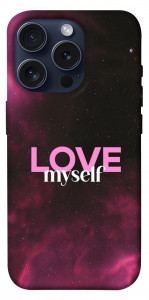 Чохол Love myself для iPhone 15 Pro
