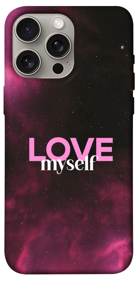 Чохол Love myself для iPhone 15 Pro Max