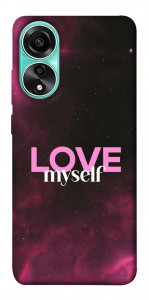 Чохол Love myself для Oppo A78 4G