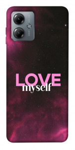 Чохол Love myself для Motorola Moto G14