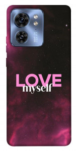 Чехол Love myself для Motorola Edge 40