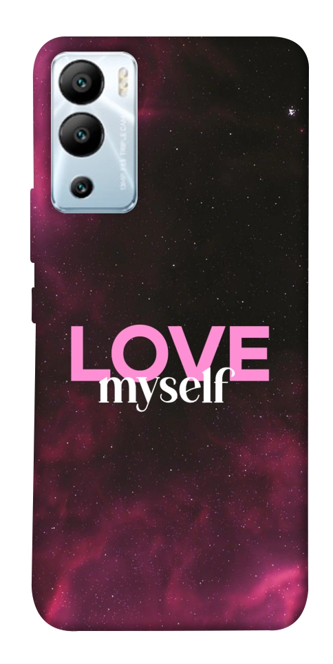 Чехол Love myself для Infinix Hot 12i