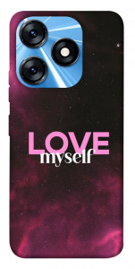 Чехол Love myself для TECNO Spark 10
