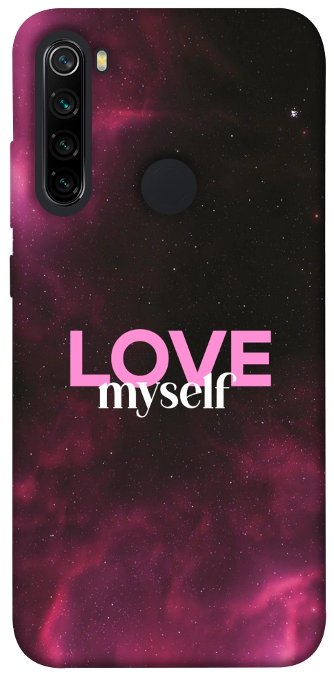Чехол Love myself для Xiaomi Redmi Note 8 2021