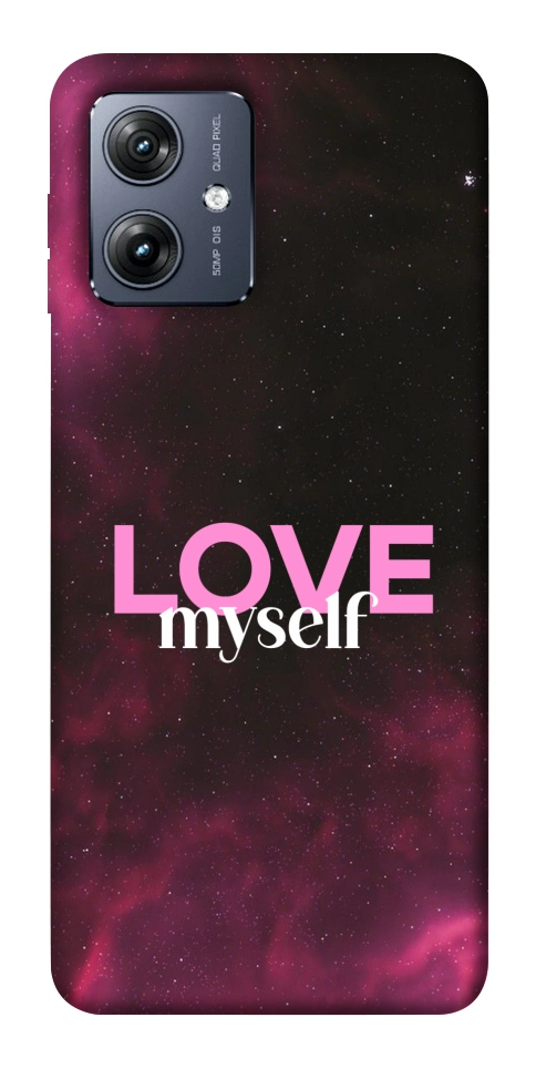 Чехол Love myself для Motorola Moto G54