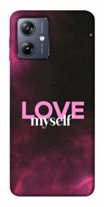 Чехол Love myself для Motorola Moto G54
