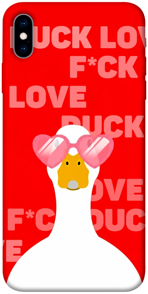 Чохол Lovely duck для iPhone X