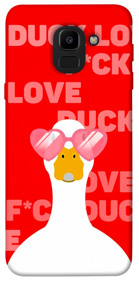 Чехол Lovely duck для Galaxy J6 (2018)