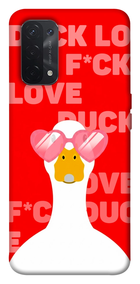 Чехол Lovely duck для Oppo A74 5G