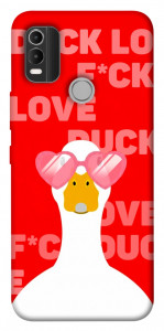 Чехол Lovely duck для Nokia C21 Plus
