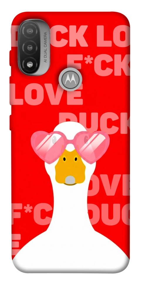 Чехол Lovely duck для Motorola Moto E20