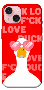 Чехол Lovely duck для iPhone 15