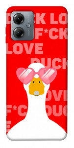 Чохол Lovely duck для Motorola Moto G14
