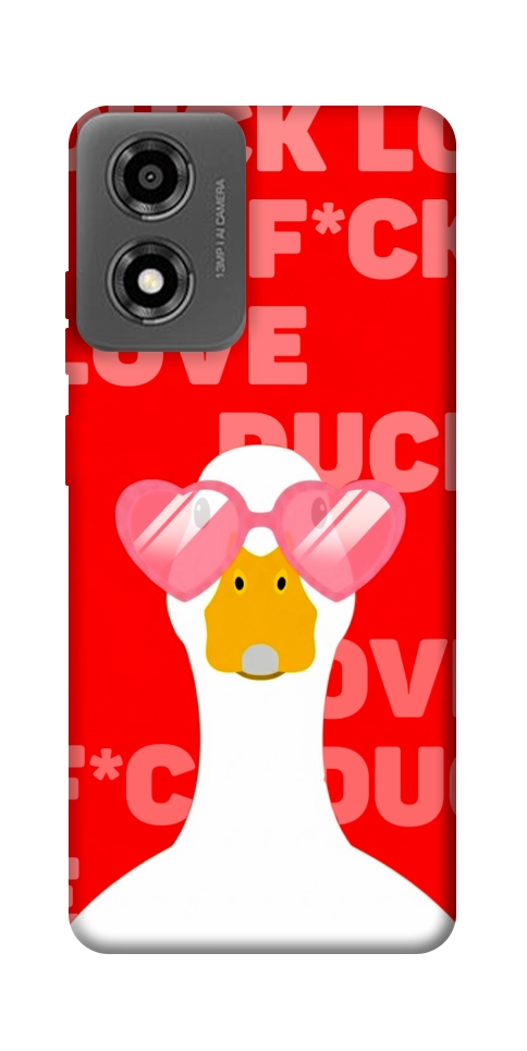 Чехол Lovely duck для Motorola Moto E14
