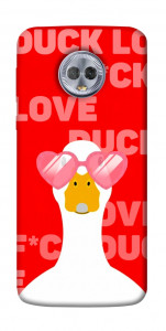 Чохол Lovely duck для Motorola Moto G6 Plus