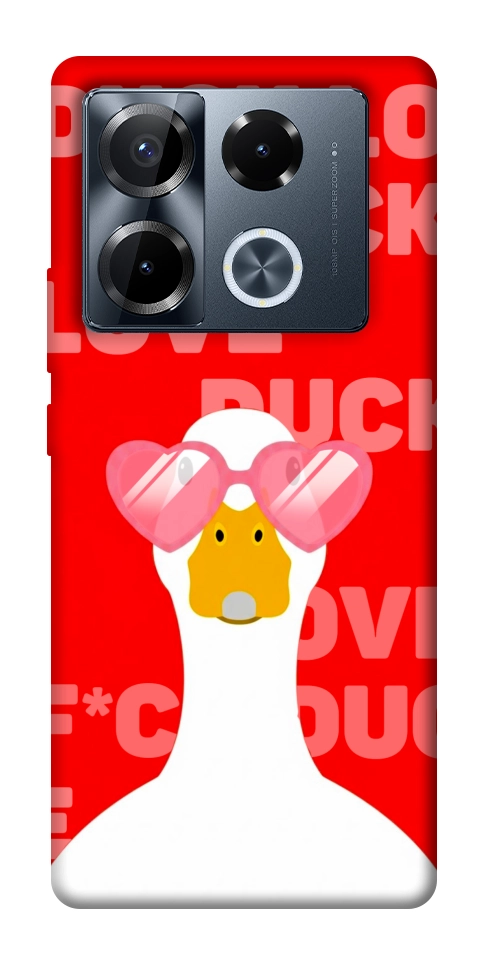 Чехол Lovely duck для Infinix Note 40 Pro 4G