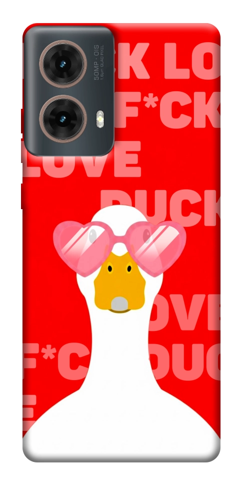 Чехол Lovely duck для Motorola Moto G85