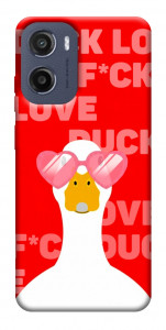 Чохол Lovely duck для Motorola Moto G05