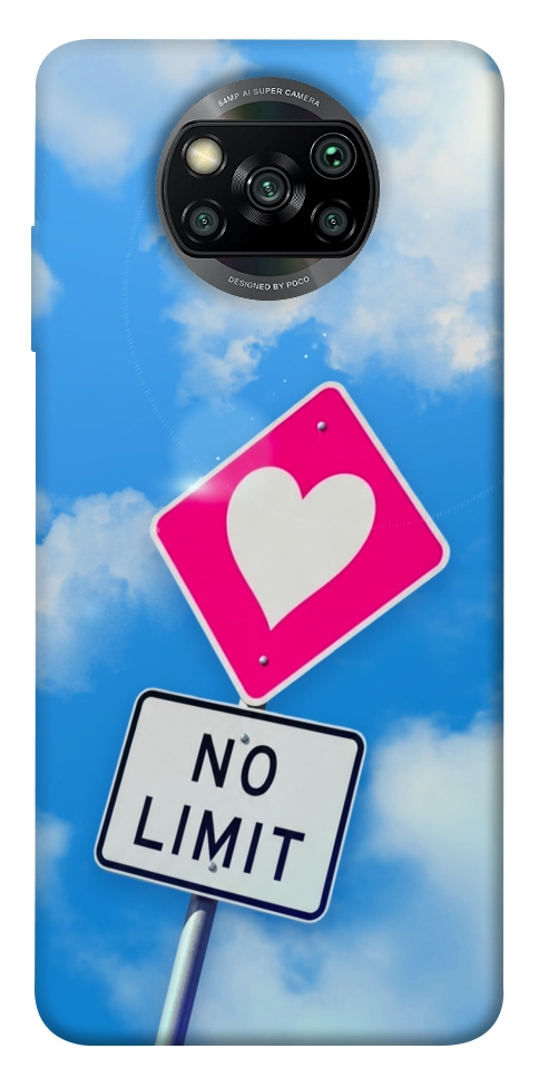 Чехол No limit sigh для Xiaomi Poco X3 NFC