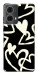 Чехол Black and white hearts для Motorola Moto G85