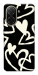 Чохол Black and white hearts для Xiaomi Poco C71
