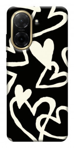 Чохол Black and white hearts для Xiaomi Redmi A5