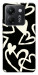 Чехол Black and white hearts для Xiaomi Poco M7 Pro 5G