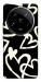 Чехол Black and white hearts для Xiaomi 14 Ultra
