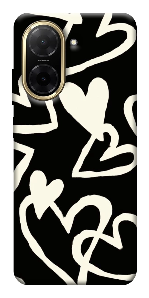 Чохол Black and white hearts для Xiaomi Redmi A5 (Europe version)