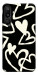 Чехол Black and white hearts для Galaxy M16 5G