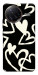 Чехол Black and white hearts для Xiaomi Poco F7 Ultra