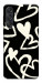 Чехол Black and white hearts для Galaxy M55