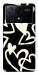 Чехол Black and white hearts для Xiaomi Poco X6 Pro