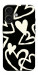 Чехол Black and white hearts для iPhone 17