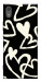 Чехол Black and white hearts для Sony Xperia XA1