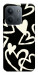 Чехол Black and white hearts для Xiaomi Redmi 15C (Europe version)