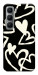 Чохол Black and white hearts для Infinix Hot 60 Pro