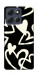 Чехол Black and white hearts для Motorola Moto G86 Power
