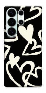 Чехол Black and white hearts для Galaxy S26 Ultra