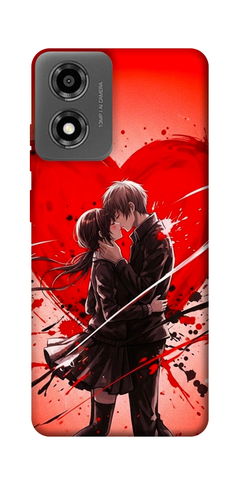 Чехол Dramatic couple для Motorola Moto E14