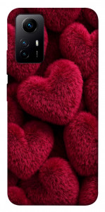 Чехол Fluffy hearts для Xiaomi Redmi Note 12S