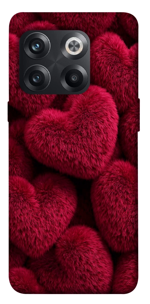Чохол Fluffy hearts для OnePlus 10T