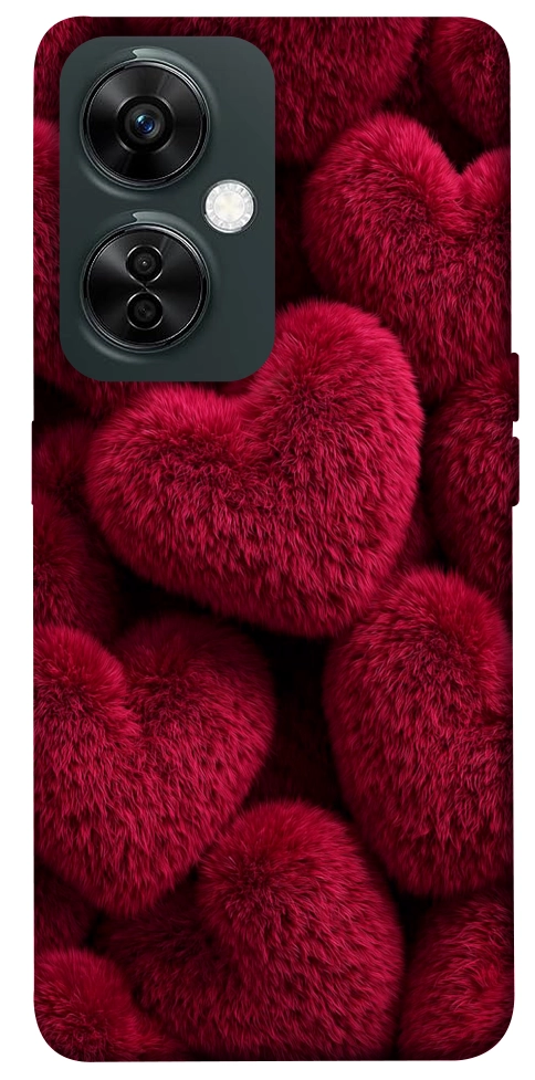 Чехол Fluffy hearts для OnePlus Nord CE 3 Lite