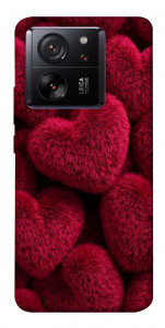 Чехол Fluffy hearts для Xiaomi 13T