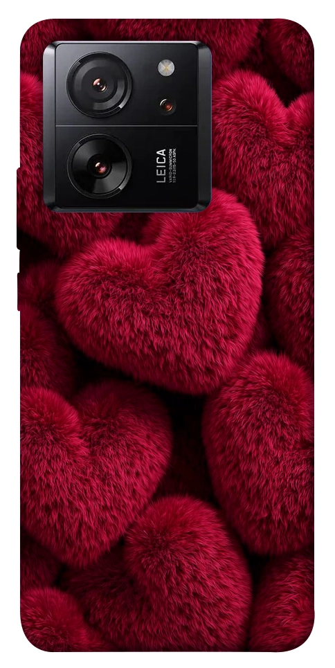 Чехол Fluffy hearts для Xiaomi 13T Pro